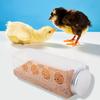 Chicken Feeder Bottle Lid Design Transparent Large Capacity Plastic Poultry Grain Water Feed Dispenser Pet Supplies