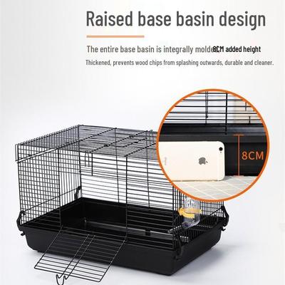 Deluxe Anti-Biss Hamsterkäfig: Geräumige Eisenvilla für Meerschweinchen