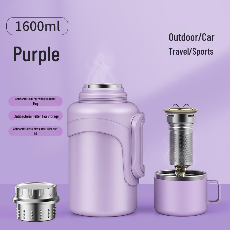 316 Stainless Steel Large Capacity Insulated Thermos Flask for Outdoor, Sports, and Household Use