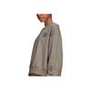 Adidas Printed Logo Crew Neck Sweatshirt Women Tops Gray GL7670