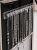 Wall Mounted Jewelry Organizer Rack - Square Shaped Storage Holder