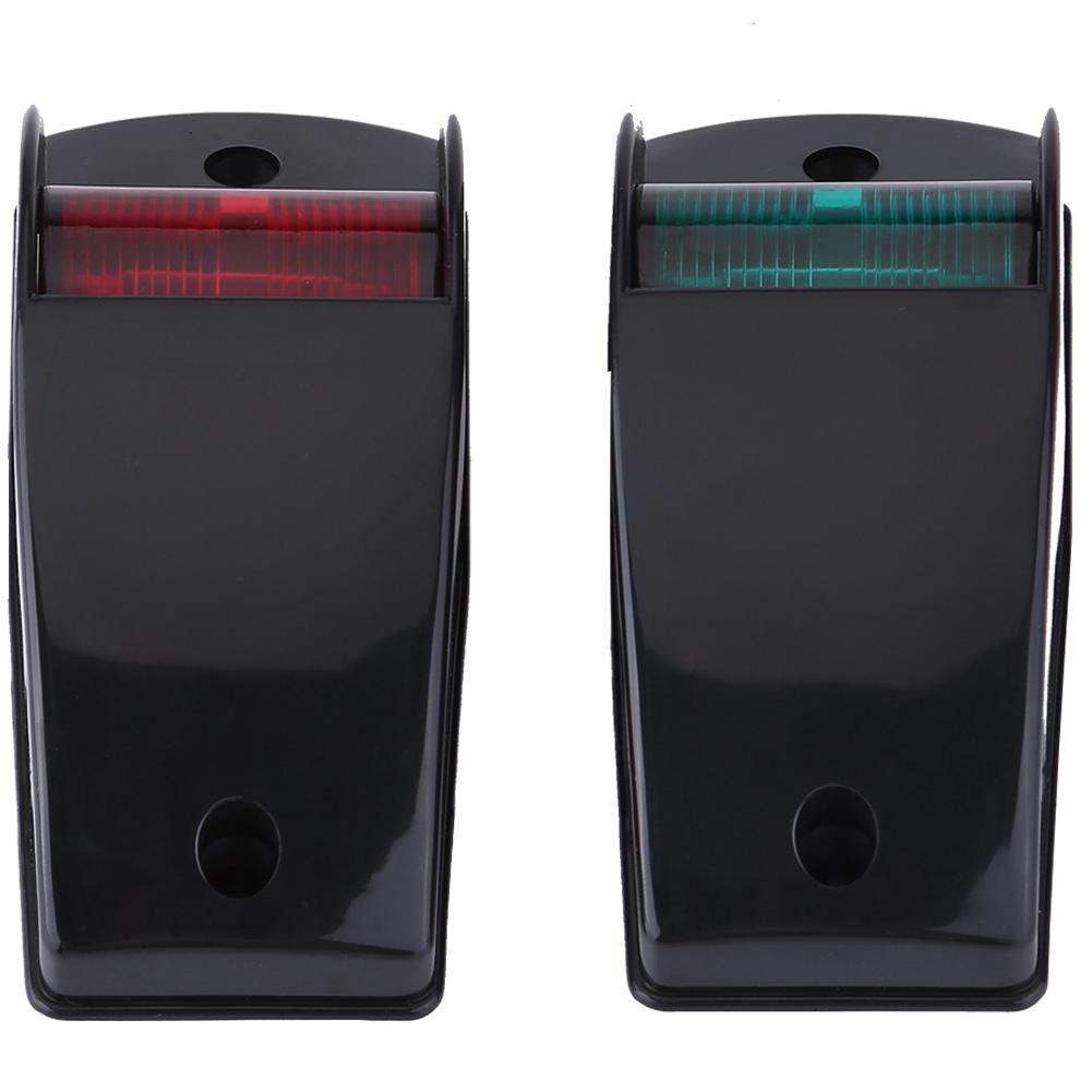 1 Paar 12V Rot & Grün Navigations-Signal-Glühbirnen Lichter Lampe für Marineboot Yacht