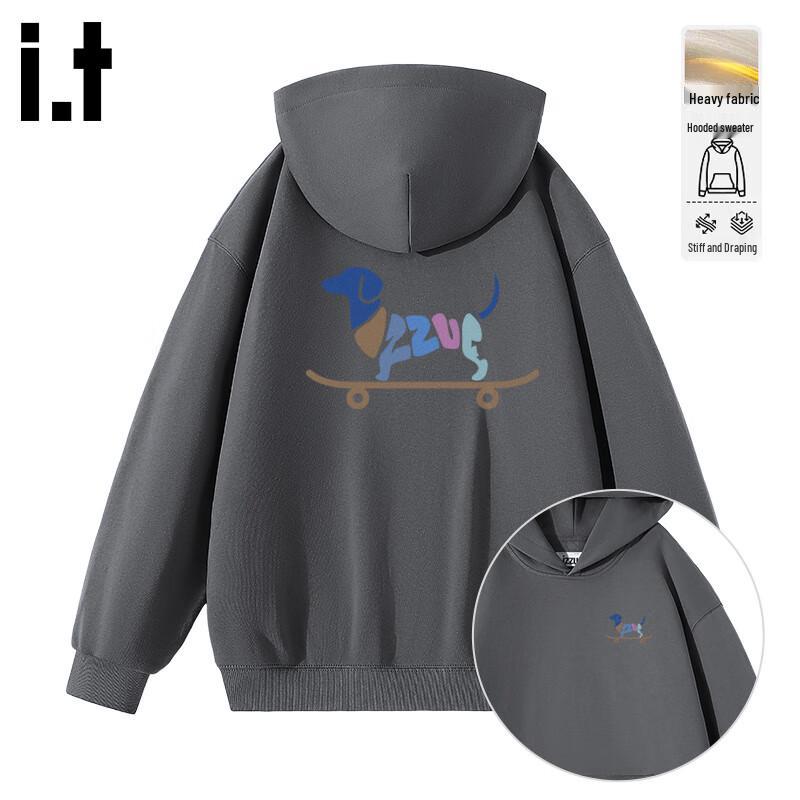 

Izzueit Men s Drop Shoulder Hooded Sweatshirt M