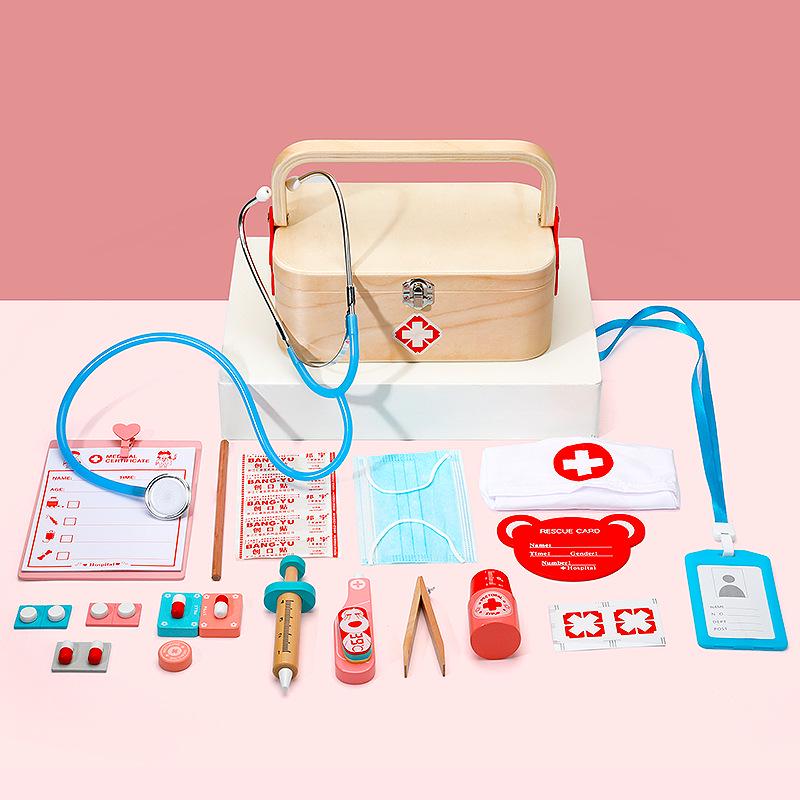 Kids' Doctor Playhouse Set: Medical Role Play Kit with Stethoscope, Injection, for Boys & Girls