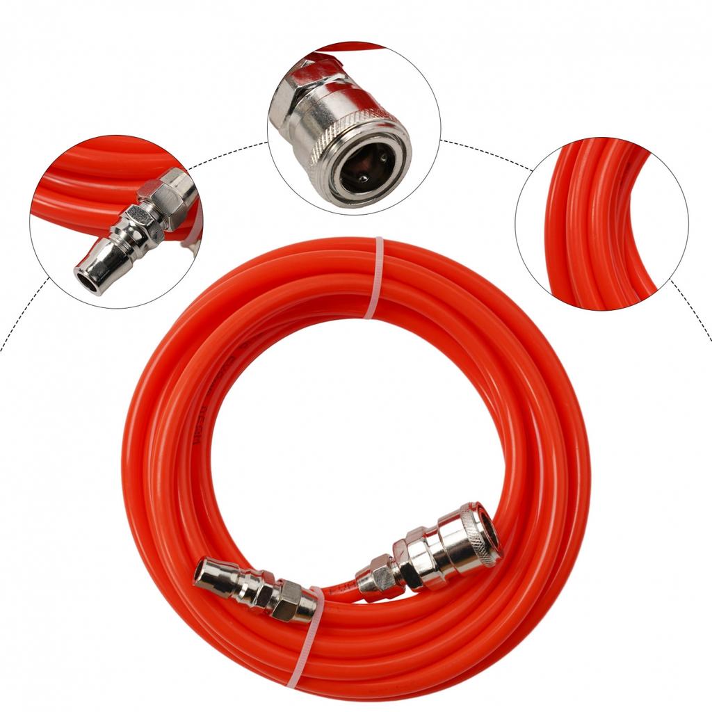 5 Meters Pneumatic Pipe C-type Quick Coupling Flexible PE Pipe Straight Tube