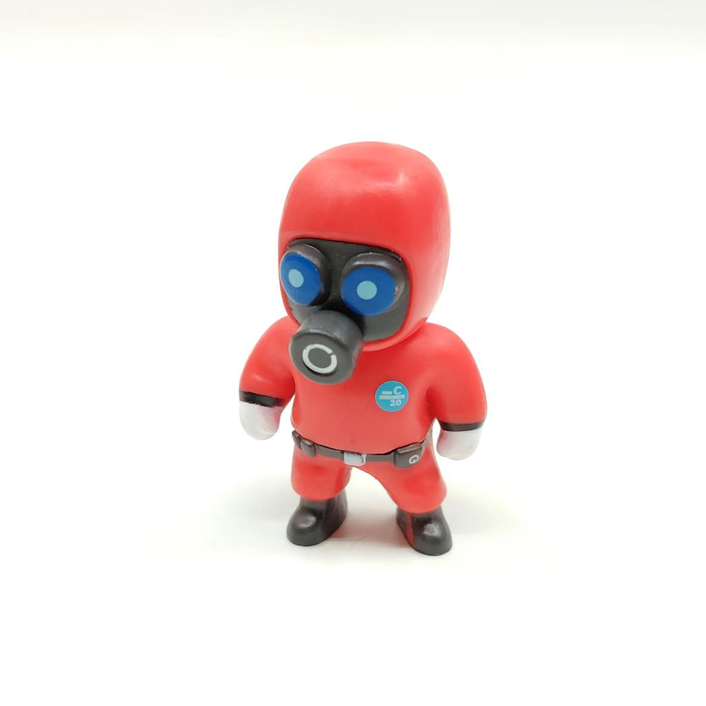 1pz Stumble Guys Serie 5 Figura Cromata Stile Raro Figura d'Azione Attiva Collezione Limitata Giocattoli Data di Nascita Regalo di Natale