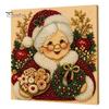 Christmas Home Decoration Faux Pearl Art Kit, DIY Snowman Painting 3D Festive Living Room Accents Xmas Scenes Crafting Project for Adults Beginners,