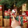 Festive Party Favors Christmas Kitty Ornaments, 2D Flat Acrylic Hanging Decorations, Cute Gift for Friends Cartoon Pendants Tree, Holiday Home