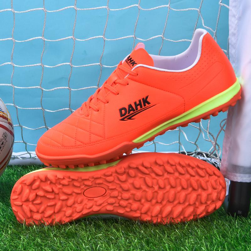 

Мужские футбольные бутсы подростковые дышащие футбольные бутсы профессиональная игровая площадка TF/FG футбольные бутсы мужские кроссовки для взрослых размер 35-46 43 оранжевый