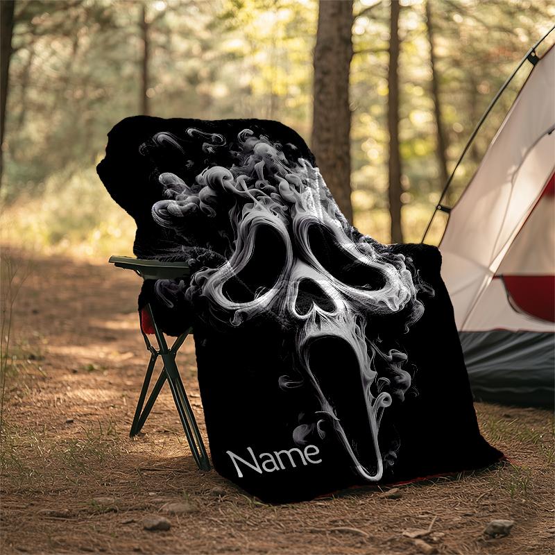 Personalized Custom Name Blanket - Horror movies Print Design,Blanket for Sofa,Bed,Travel,Camping - Soft and Warm, Great Gift