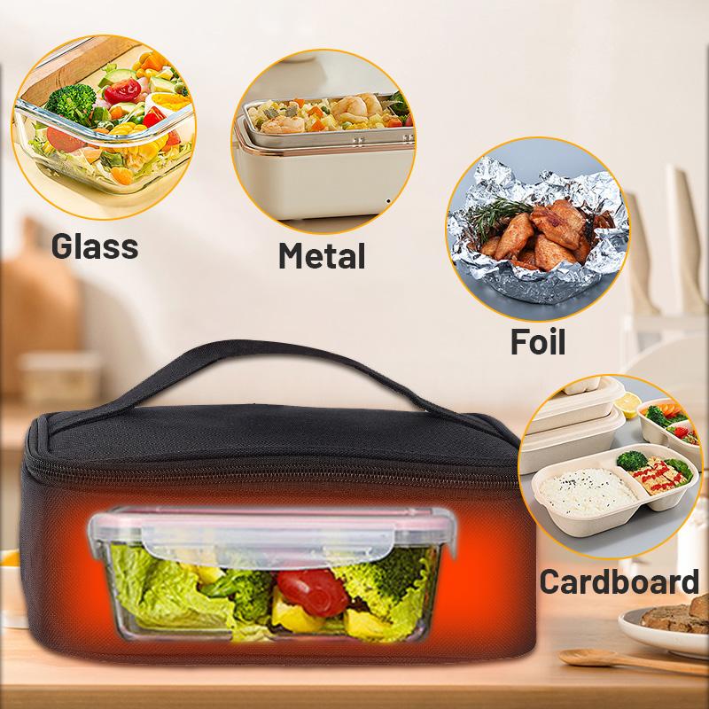 USB Electric Heating Lunch Bag Food Heater Warmer Container Packet Portable Electric Lunch Bag for Car Travel Outdoor Camping