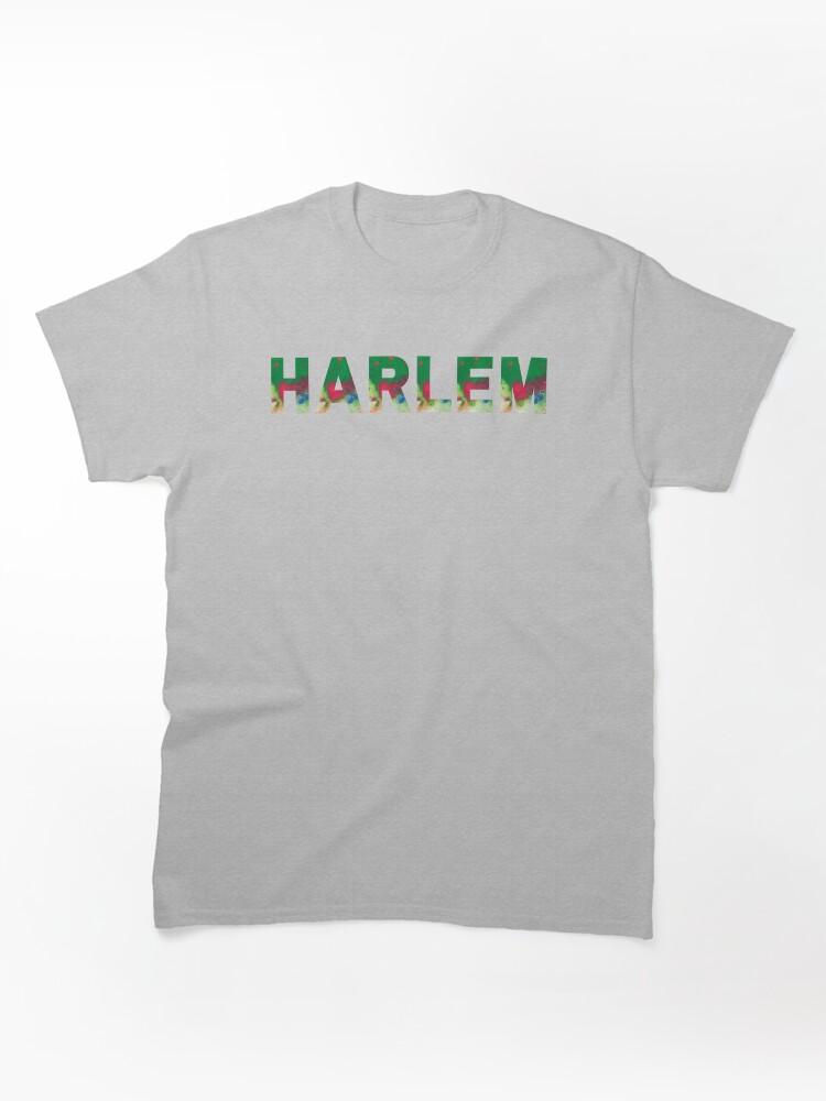 Last Bronx Harlem Texted Based | Colorful Abstract Paint Design Classic T-Shirt