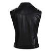 Western Stylish Leather Black Party Vest Coat 100%Lambskin Fancy Women Waistcoat