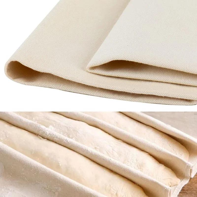 Gefermenteerd Doekdeeg Bakkerspannen Bakkersdeeg Couche 100% Puur Katoen Gebak Rijsdoek Bakken Frans Brood Baguettes Broden
