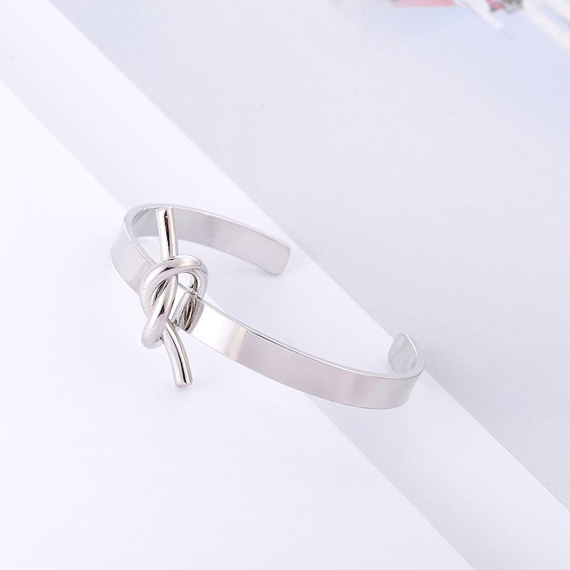 Fashionable Gold/Silver/Copper Open Bangle Bracelet with Classic Stylish Embellishments