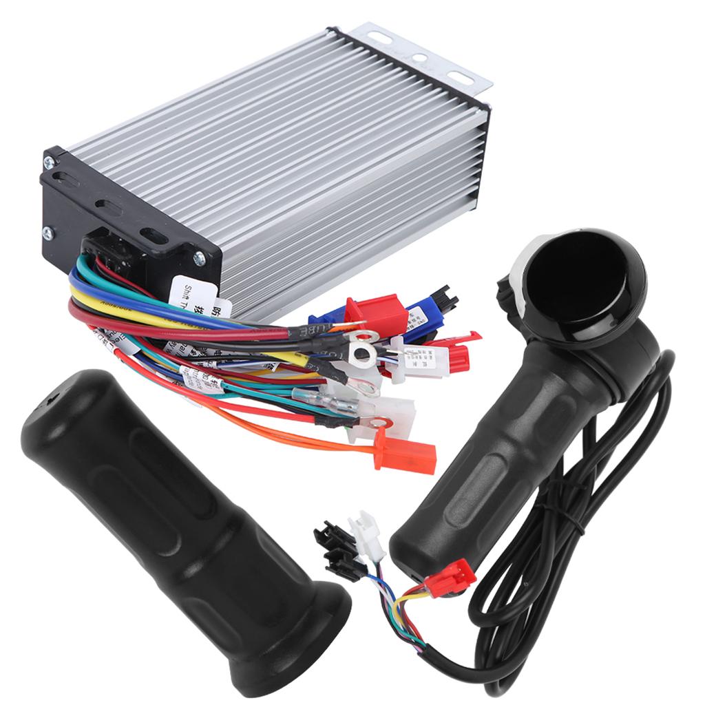 LCD Display Throttle Grip with 12 Tube Sinusoid 48v 60v 64V Electric Bike Controller for EBike