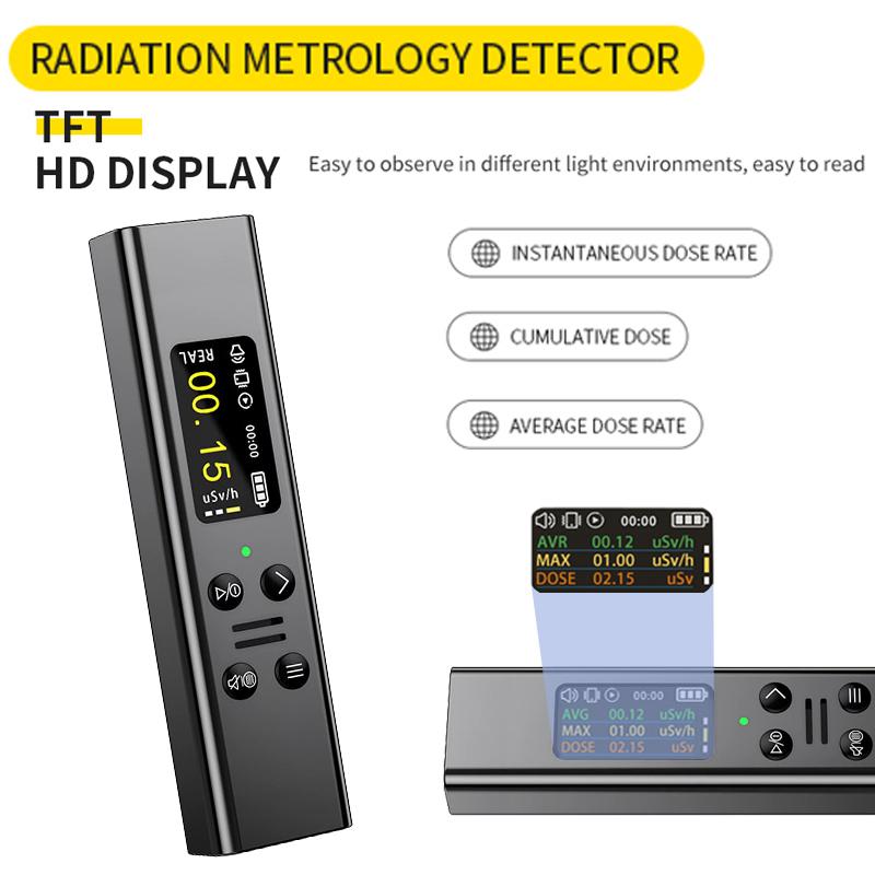 Y-M06 Portable Geiger counter Nuclear Radiation Detector X-ray Beta Gamma Detector Geiger Counter Dosimeter Rechargeable Meter