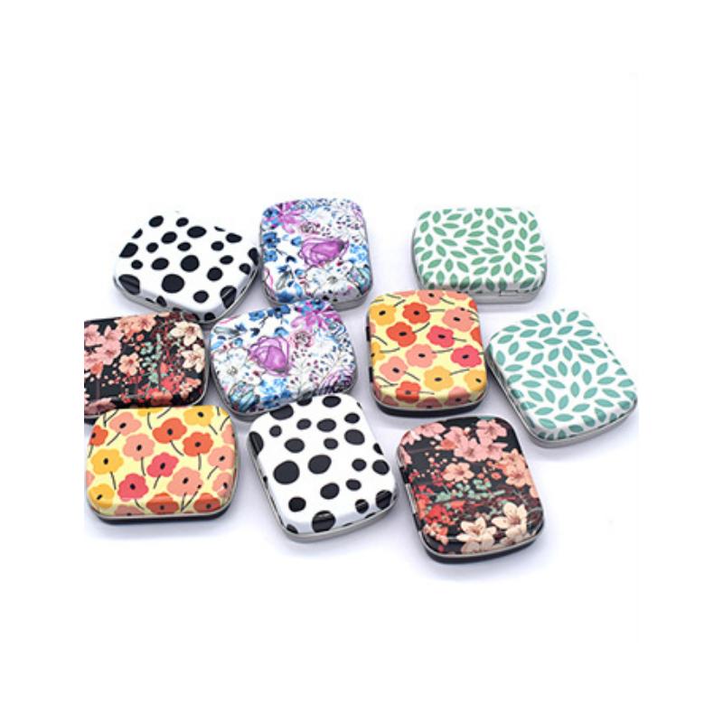 Mini Small Metal Box With Lid Hinged Flip Storage Tin Box Small Kit Case Jewelry Coin Portable Medicine box Candy Organizer