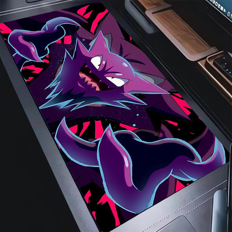 Mouse Pad Pokemon Gengar Anime Carpe Large Gamer Computer Mausepad Varmilo Keyboard Gaming Accessories Extended Desk Mat