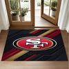 San Francisco 49ers Design Kristall-Samt-Teppich Weiche Dekorationsmatte für Schlafzimmer Eingang