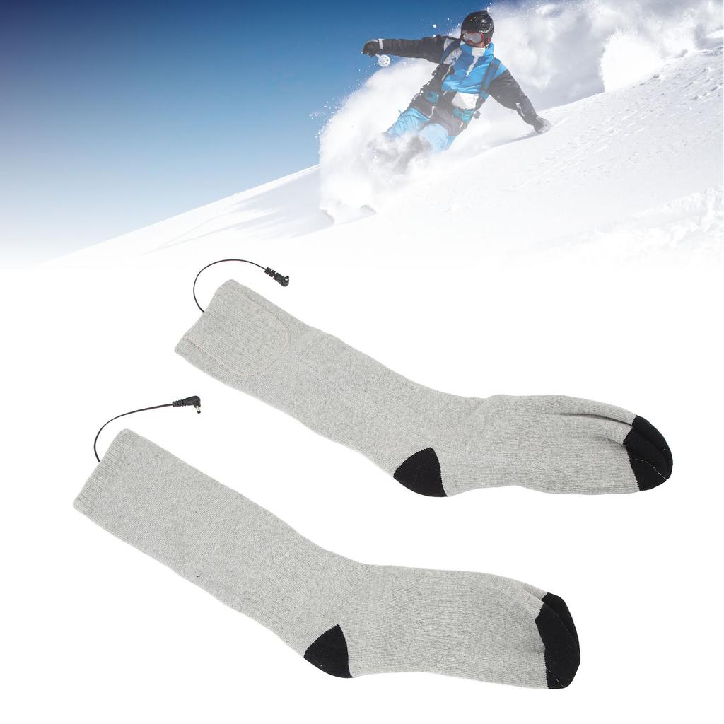 Electric Hting Socks Winter Thicken Cotton Cold   Warm USB Plug in Electric Socks for Men Women