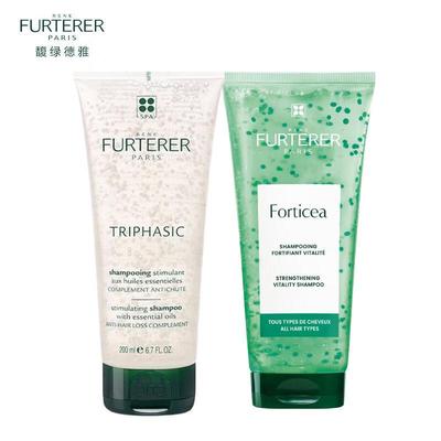 René Furterer White Bead Hair Growth & Green Bead Strengthening Shampoo Duo