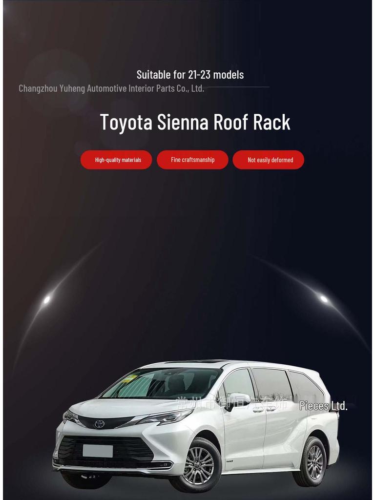 Dachgepäckträger aus Aluminiumlegierung für Toyota Sienna 2021-2023