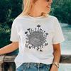 Magic Mushroom Tree Ring Tshirt Aesthetic Unisex Trippy Mushroom Cottagecore Tshirt Vintage Forestcore Cottage Core Top Tee Shir