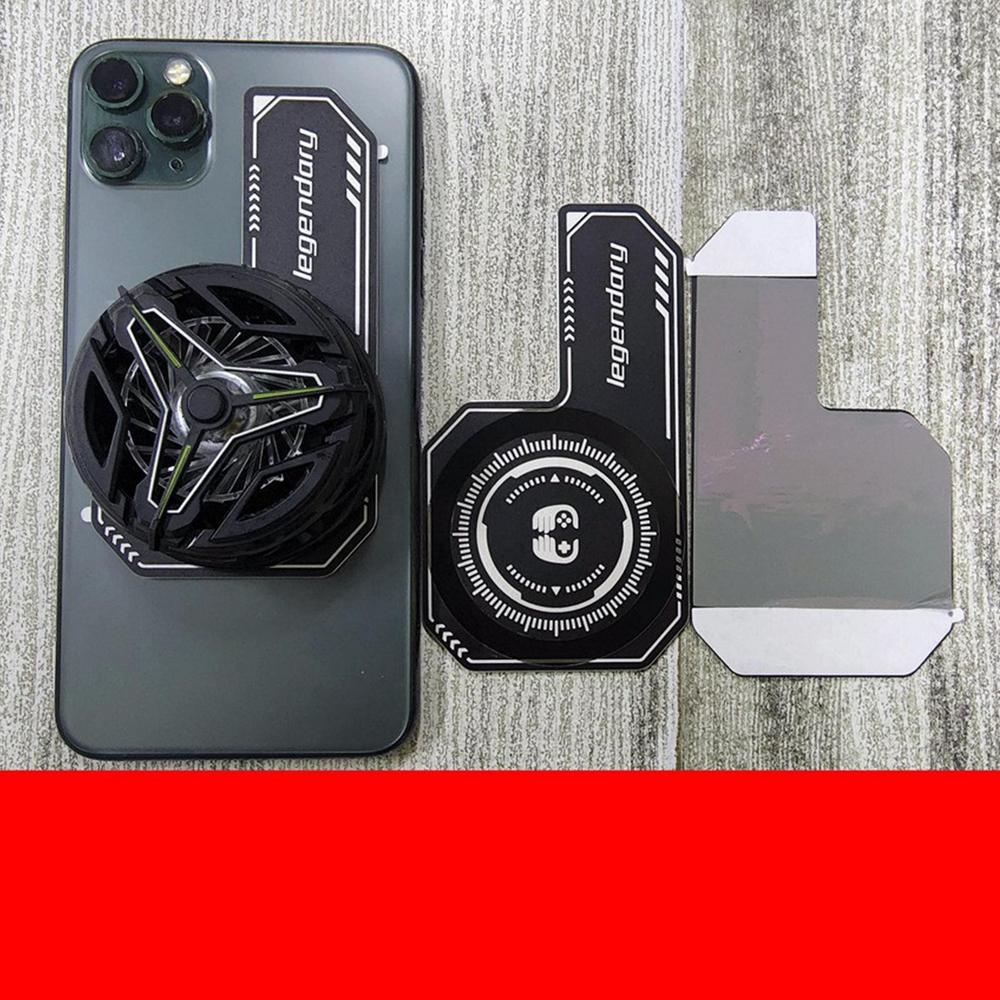 1 ks chladicí deska pro mobilní telefon Kompatibilní magnetický/zadní klipový radiátor Univerzální mini herní chladič Rozšiřující plocha Vyzařující nálepka