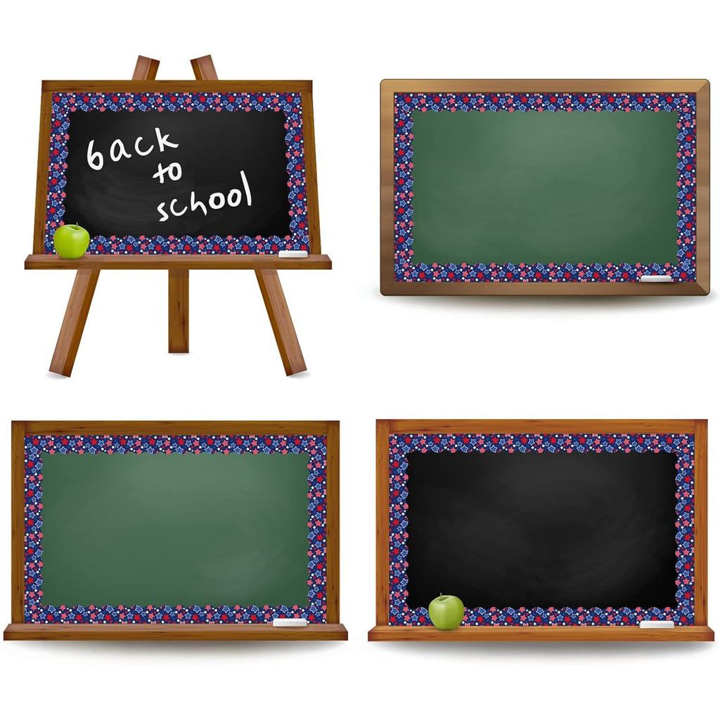 4th of July Bulletin Board Border Independence Day Bulletin Border Trim Bulletin Board Sticker for Classroom Decoration
