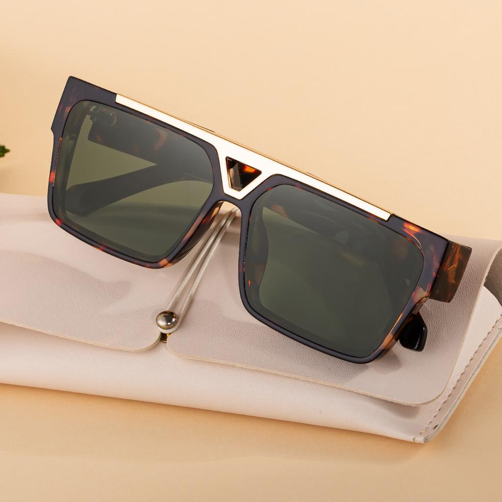 JYL TS Men's Retro Square - Outdoor Driving Sun-Protective ZS-98360