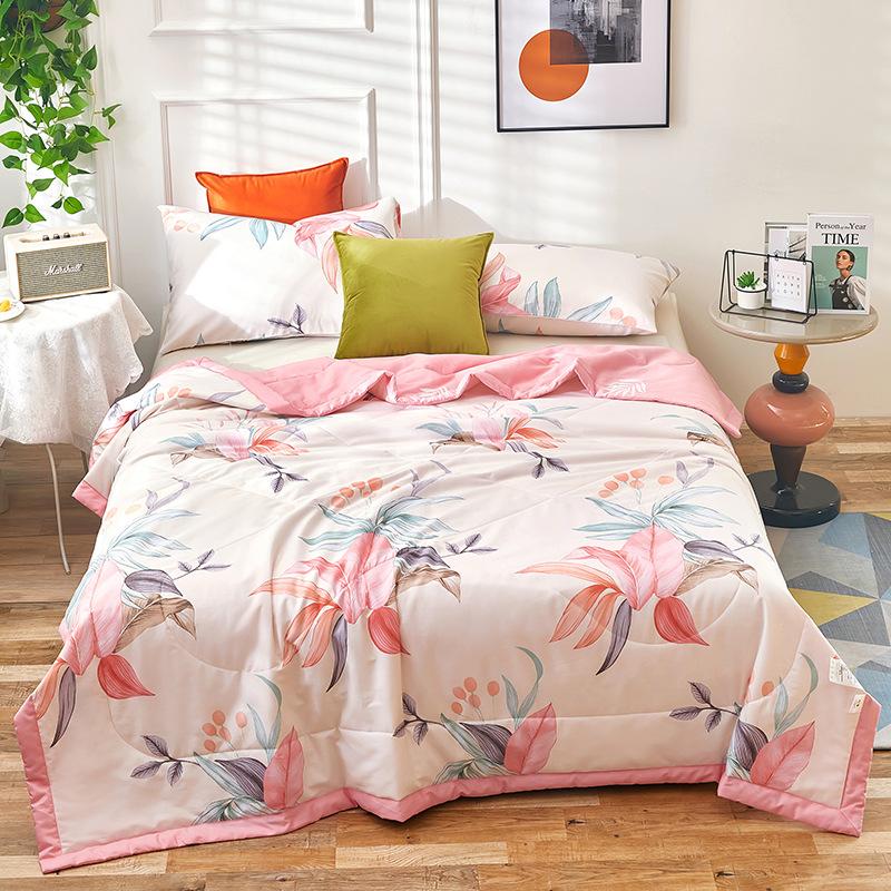 New Printed All Cotton Summer Cooling Duvet Washed Cotton Airable Cover