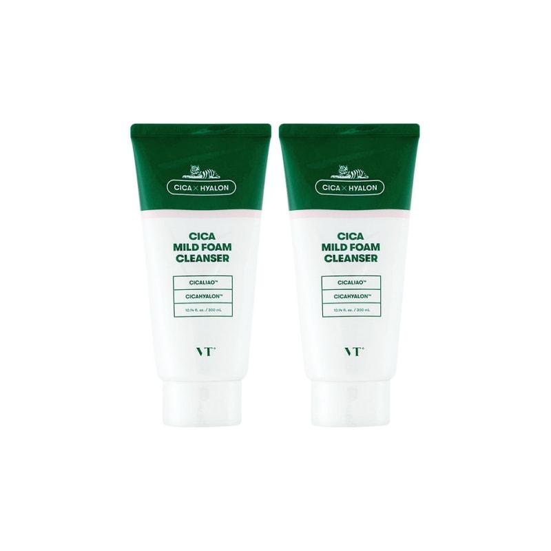 

VT Cosmetics VT Cica Mild Foam Cleanser 300ml x 2