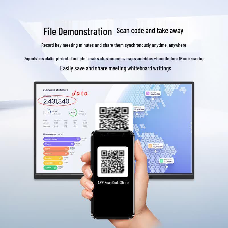 Zhiye 4K UHD Wireless Smart Conference Tablet (CN version)