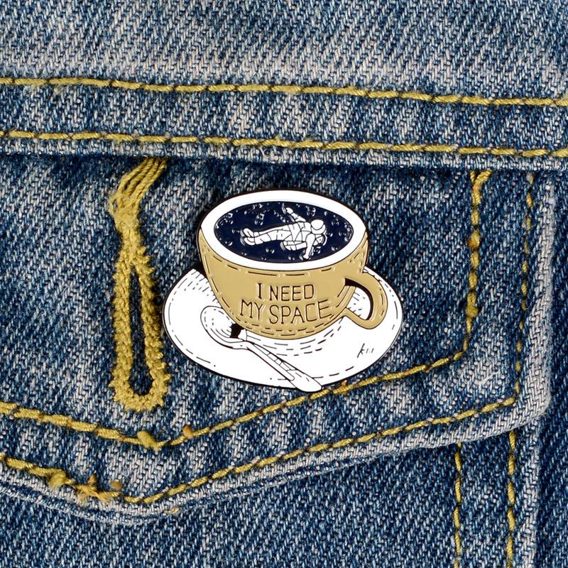 

Модные и милые броши, персонализированные значки, броши и значки для одежды и сумок One Size жёлтый