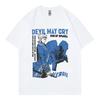 Hot Game Devil May Cry Graphic T Shirts Fashion Vintage Oversized Short Sleeve Tshirt Unisex Casual Cotton Tshirts Streetwear