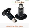 Ceramic Heat Lamp for Reptiles: No-Light Terrarium Heater with Temperature Control for Tortoises and Lizards.