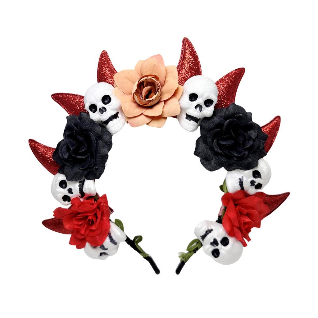 Scary Party Headband Skull Headband Bat Headband For Cosplay Event Festival Celebration Halloween Party
