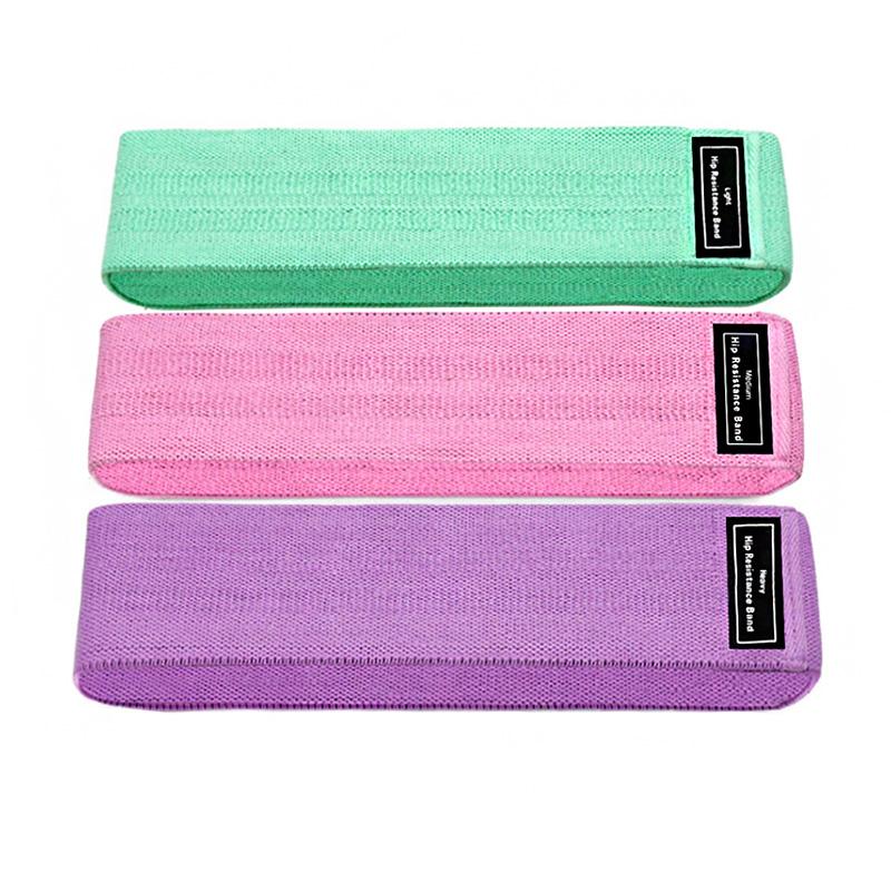 Bandas de Resistencia 3 Sets Yoga Pilates Flexbands Caderas Piernas Glúteos Entrenamiento Booty Bands Entrenamiento en Casa Fitness Sentadillas Mujeres y Hombres