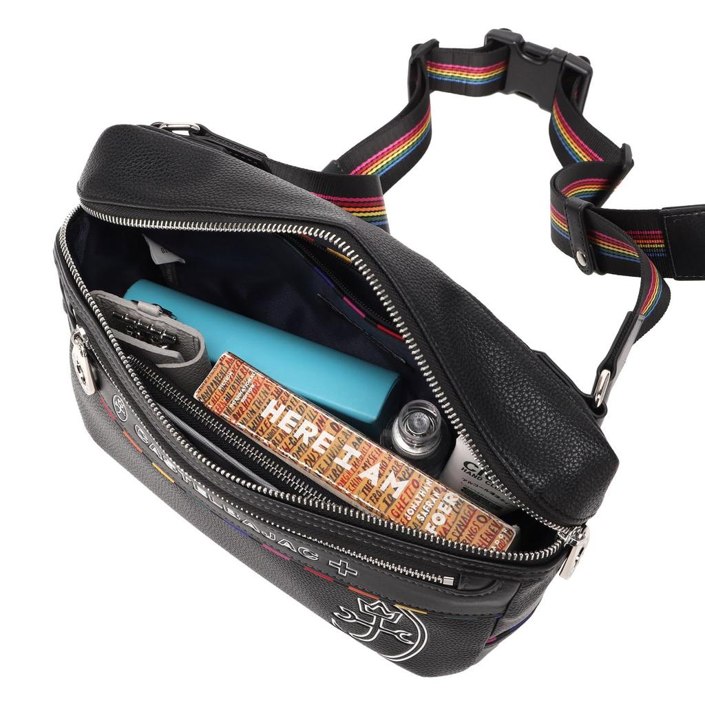 Castelbajac June Waist Orange Men's Bag,