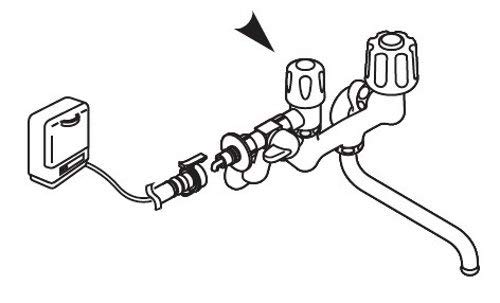 SANEI PB585F-13 Upper Branch Valve, Hot/Cold Water Branch, Nominal 13