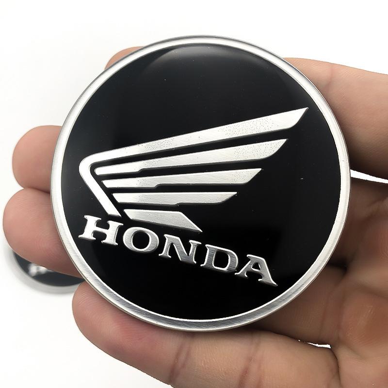 2pcs 3D Motorcycle Modified Car Sticker Metal Aluminum Round Decal Motorcycle Stickers For Honda CRF CB CR XR CRM CBROW3 lcnd9