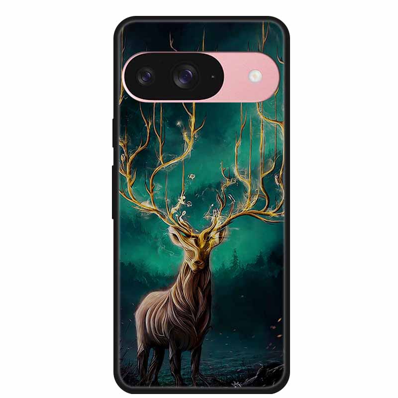 For Google Pixel 9 5G Cases Pixel9Pro XL Cartoon Soft TPU Silicone Lion Back Covers for Google Pixel 9 Pro Case Pixel9 Pro XL