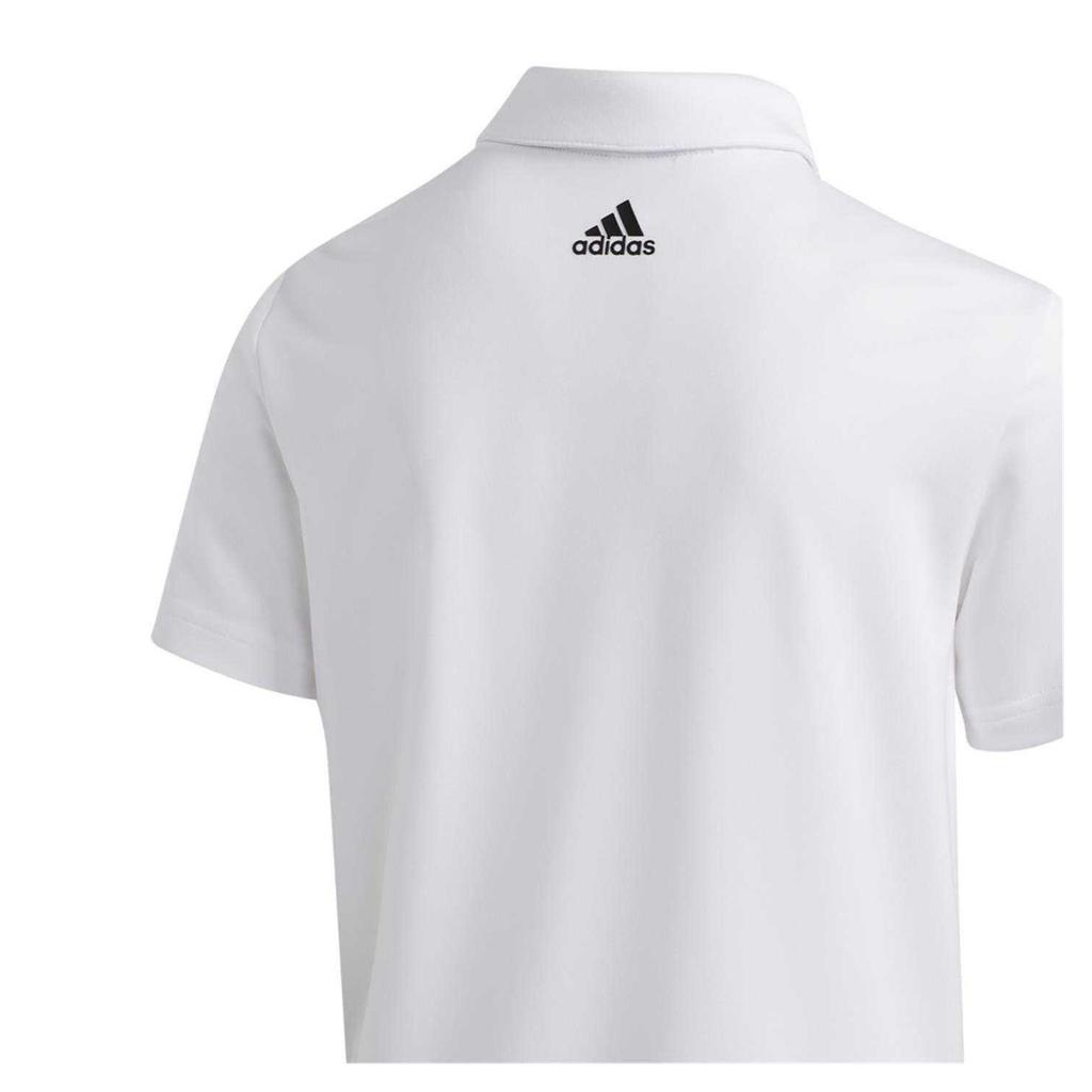 Adidas Boys 3 Stripes Polo Shirt