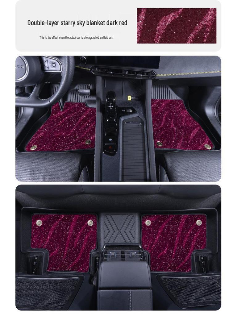 TPE Full Coverage Floor Mats for BYD Song PLUS L MAX EV DMI