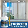Frosted Glass Paint for Doors and Windows - Light-blocking Coating, Non-stick, Easy To Apply - Semi-transparent Privacy Film