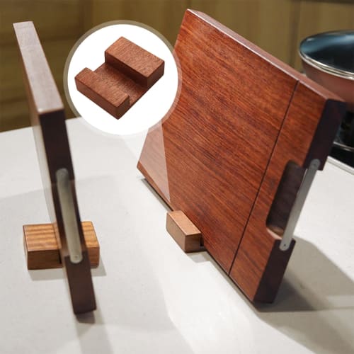 Countertop Cutting Board Holder, Wooden Cutting Board Stand | Durable Kitchen Accessories, Heavy-Duty Kitchen Storage for Home, Kitchen, and Women.