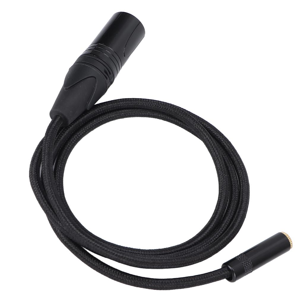 XLR Male to 3.5mm Female Cabe Professional 3.5mm Female to XLR Male Cable for MP3 Players Amplifiers Mixers 1m 3.3ft