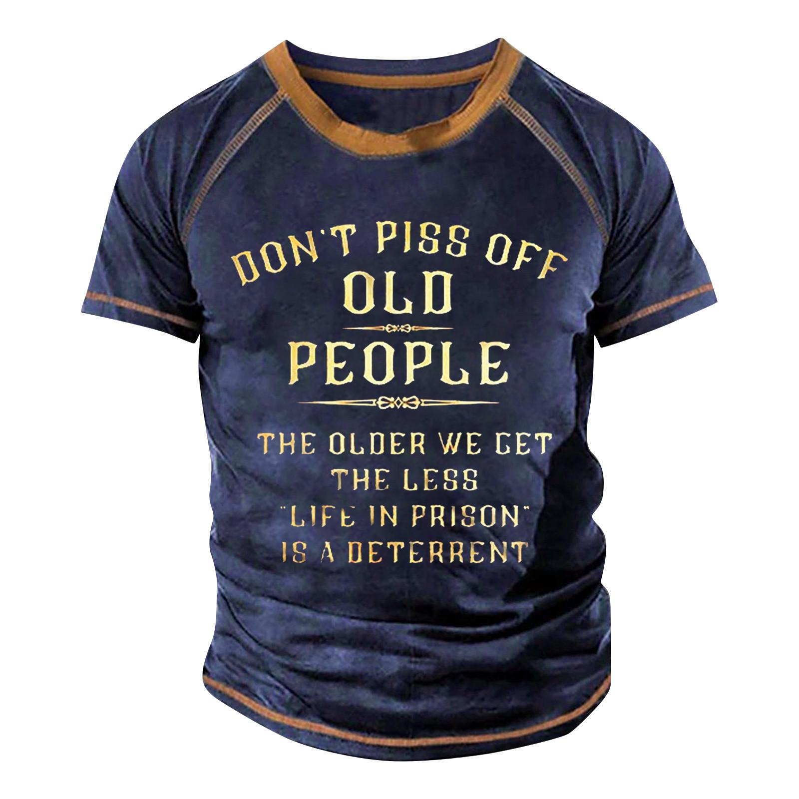 

Мужская футболка реглан в стиле ретро с коротким рукавом и круглым вырезом с буквенным принтом, топы XXXL синий