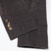 BRUNELLO CUCINELLI Dark Brown Cotton Sight Vents 3B Corduroy Tailored Jacket Jacket 44 Dark brownUsed
